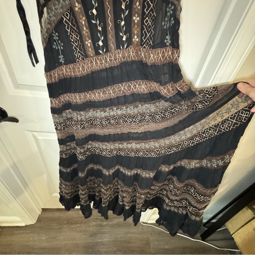 Free People Lacey Lady Maxi Dress in Black - Picture 10 of 16